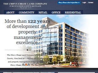 Web site www.cclandco.com, Chevy Chase Lake Building