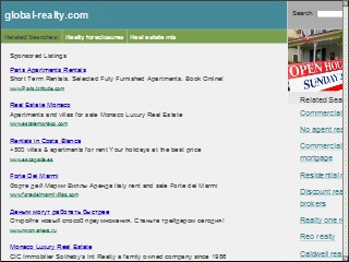 Web site www.global-realty.com, Global Realty