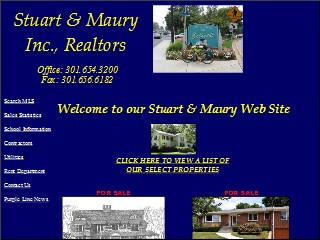 Web site www.stuartandmaury.com, Stuart & Maury Inc