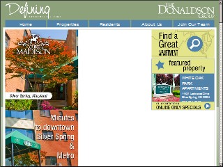 Web site www.thedonaldsongroup.com, The Donaldson Group